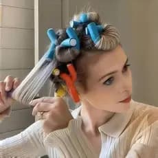 Preguiçoso dormir curling ferro perm-livre onda grande esponja curling rolo fofo estilo bens não machuca o cabelo perm c