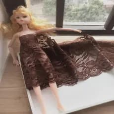 15cm de largura café escuro marrom estiramento bordado saia de renda acessórios decoração de bainha