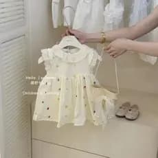 Crianças roupas meninas vestido roupas de verão 2025 novo estilo saia infantil moda vestido de princesa roupas infantis
