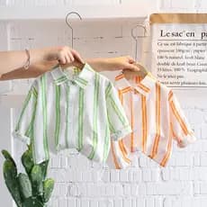 Camisa do menino estilo fino versão coreana bonito protetor solar roupas primavera verão camisa infantil Casual All-Matc