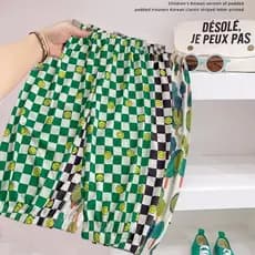 Calças Anti-mosquito meninos verão novo estilo fino crianças gelo seda ar condicionado pijama calças bebê exterior Wear