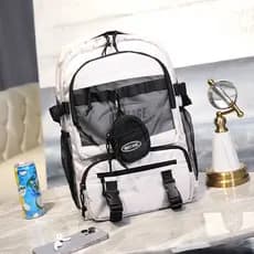 2025 novo estilo Street Wear mochila de grande capacidade masculino computador mochila júnior estudante do ensino médio