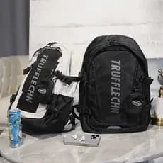 Mochila escolar masculina, estudante do ensino médio, mochila escolar de viagem, tendência da moda, 50cm, 53cm, bolsa de