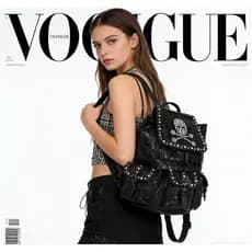 Europeu americano moda couro das mulheres dos homens mochila de couro único crânio rebites sacos de diamante sacos de es