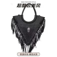 Europeu americano moda Casual senhoras sacos exclusivos crânio rebites sacos de ombro Crossbody bolsas sacos de compras