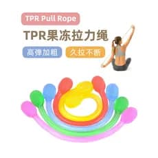 Corda de tensão TPR, dispositivo de força de braço, corda de tensão de silicone, cabeça redonda plana, corda de tensão d