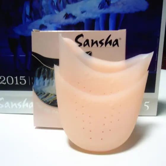 Genuíno sansha sansha dança prática Ballet protetor de pé protetor de dedo do pé Boutique sansha Silicone toe protetor