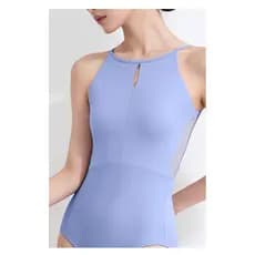Danshigo Ballet dança corpo prática terno adulto feminino professor Halter pescoço grande volta sem mangas costura terno