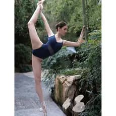 Dança Weiyang traje de dança Ballet desempenho dança traje prática ginásio terno cintura alta Cross-treinamento cor corr