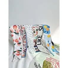 Lenço de seda francês bandana arco primavera outono estilo fino fita preguiçosa beira-mar férias praia saco pingente dec