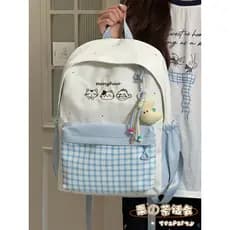 Bonito mochila júnior meninas do ensino médio nicho de alto valor ins All-match mochila estudantes da escola primária la