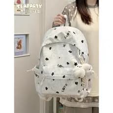 Estilo coreano mochila júnior meninas do ensino médio nicho de alta aparência All-Match mochila escola primária meninas
