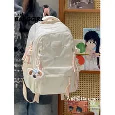 Estilo coreano estilo Preppy mochila júnior meninas do ensino médio ins nicho All-Match mochila estudantes do ensino méd
