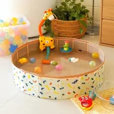 Ins coreano crianças oceano piscina de bolinhas bebê piscina interior brinquedo armazenamento jogar piscina cerca dobráv