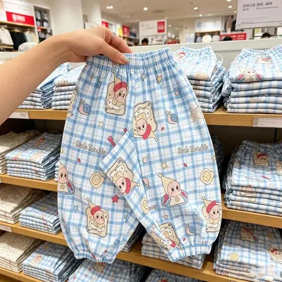 Calças de virilha aberta feitas chinesas para crianças verão algodão seda Mosquito calças dopamina masculino feminino ca