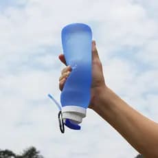 Copo de água de Silicone portátil dobrável copo resistente a altas temperaturas macio alto valor feminino verão viagem e