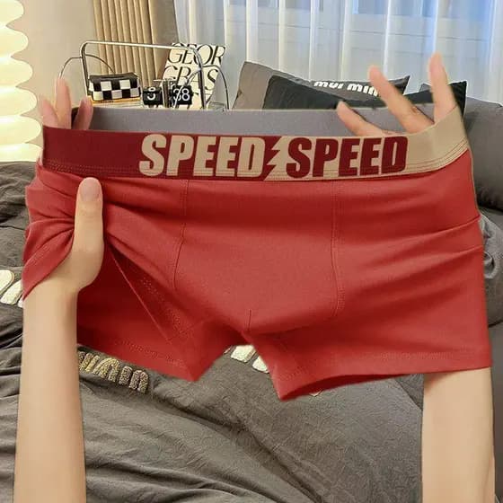 Roupa interior masculina boxer antibacteriano confortável macio respirável na moda juventude meninos calças esportes box