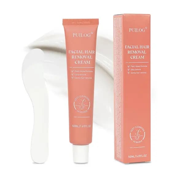 Creme Removedor de Pelos Faciais para Mulheres - Creme removedor de pelos indolor e suave, adequado para o lábio superio