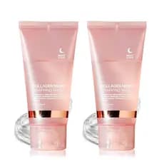 Máscara Facial Coreana Quia, Máscara Noturna de Colágeno, Máscara Facial Noturna de Colágeno para Mulheres (2)