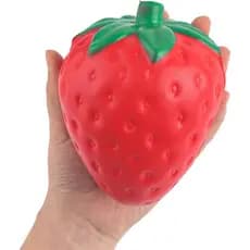 Anboor Squishies Grande, Brinquedo Macio e Perfumado de Morango, Adequado para Meninas e Meninos