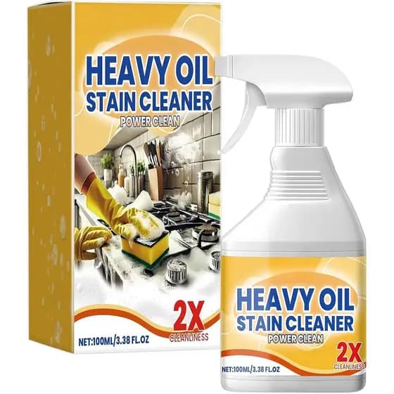 Removedor de Manchas de Óleo Pesado, Removedor de Gordura, Spray de Limpeza Multiuso para Cozinha, Spray para Cozinha, P
