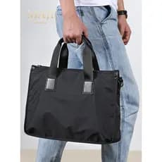 Oxford pano maleta de lona de náilon bolsa de ombro bolsa de computador bolsa advogado masculino negócios Casual Commute