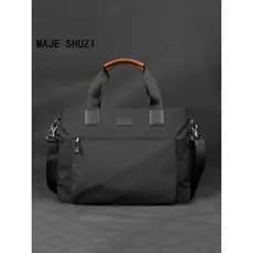 MAJE SHUZI Novo Estilo Bolsa Masculina Horizontal Bolsa de Negócios Maleta Oxford Pano Lona Bolsa Mensageiro de Ombro