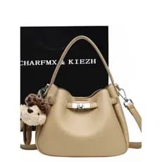 CHARFMX & KIEZH Bolsa Feminina 2026 Novo Estilo Balde Bolsa Feminina Portátil Bolsa Mensageiro Commuter All-Match Bolsa