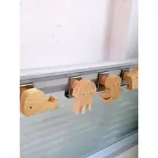 Gancho de boné de trabalho uniforme de costura de slot de tela, gancho de Animal de chapéu de casaco, gancho de registro