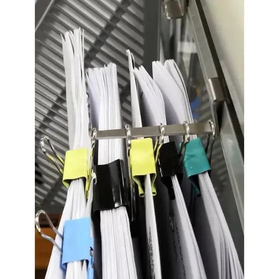 Clipe de cauda longa gancho Bill clipe de armazenamento mesa de escritório posição de trabalho tela partição Slot arquiv