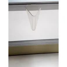 Vaso triangular curto superior inserção tela Slot pingente costura superior inserção flor titular escritório papelaria p