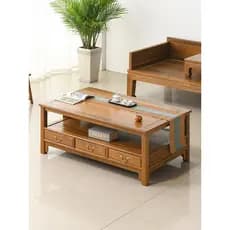 Asa de frango madeira grande mesa de centro sofá retangular antigo novo estilo chinês toda madeira maciça simples mesa d