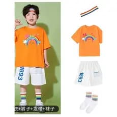 Shang Xiu estilo crianças Cheerleading traje estudantes do ensino fundamental desempenho dinâmico traje Lala jardim de i