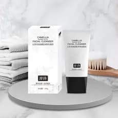 Anshi camélia aminoácidos limpador facial macio rosto lavagem controle de óleo lavagem facial limpeza profunda limpador