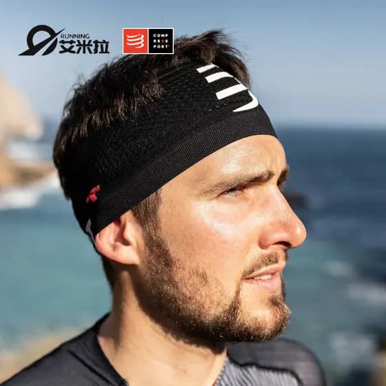 COMPRESSPORT interruptor bandana antitranspirante banda guia de suor banda das mulheres dos homens esportes respirável b