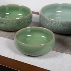 Celadon cinzeiro grande tamanho pequeno tigela de água Kung Fu caneta forno de lavagem utensílios de chá cerimônia supri