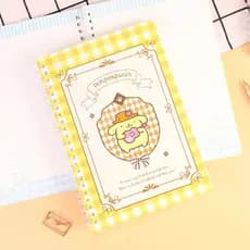 [Modelo de marca conjunta San Liou] Um fora tão caro [estilo Preppy] Caderno de desenho animado criativo A5 Coil Book