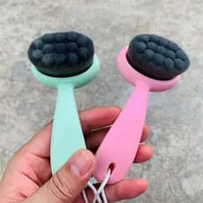 [Cerdas Super macias] [Enjoy Facial spa] Escova macia de limpeza facial Manual
