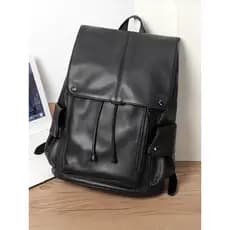 2026 novo estilo mochila masculina de alta qualidade estilo coreano ins estilo couro genuíno Commuter mochila masculina