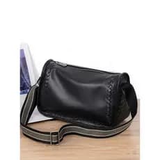 Dubin Bolsa Mensageiro De Couro Masculina Bolsa De Viagem Tecido Masculino De Negócios Horizontal De Grande Capacidade M