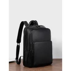 Mochila de couro masculina de grande capacidade mochila de computador viagem Commuter saco mochila masculina negócios