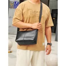 Bolsa de viagem de couro genuíno masculina, bolsa mensageiro de primeira camada de couro de vaca, grande capacidade, laz