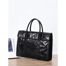 Genuíno couro genuíno bolsa de computador de negócios bolsa de ombro mensageiro saco de couro masculino saco de advogado