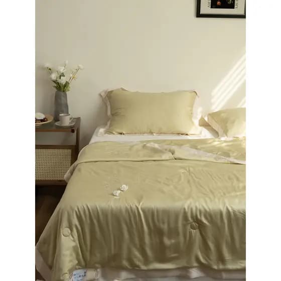 Chufu casa primavera verão autêntico 60 peças Lenzing LF Tencel colcha de verão 200x230 lavável à máquina lavável verão