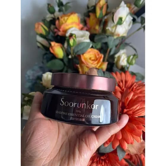 Compre um e ganhe um contador grátis beleza genuína coreano quatro estações creme de óleo essencial 160g creme de massag