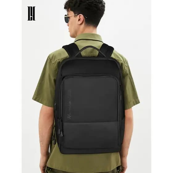 Lobo domínio mochila masculina computador mochila grande capacidade moda na moda Casual mochila masculina estudante saco