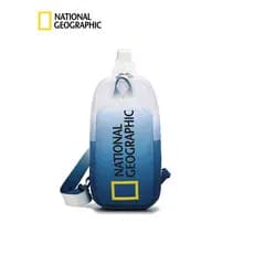 National Geographic Peito Bolsa Novo Estilo Gradiente Cor Moda Diagonal Bolsa Street Wear Grande Capacidade Bolsa de Omb