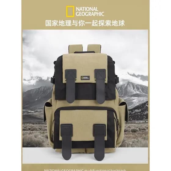 National Geographic Homens Mulheres Laptop Mochila Legal Bonito Bolsa Escolar Grande Capacidade Câmera Bolsa Ao Ar Livre