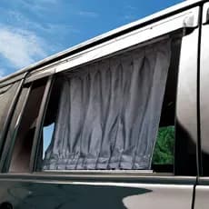 Cortinas de carro com pista dupla superior e inferior, guarda-sóis para janelas laterais do carro, protetor solar, tela