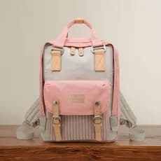 [Recomendação de estrela] NX Donut Donut Mochila Masculino Feminino Estudante Bolsa para Computador Bolsa Escolar Bolsa